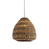 Light & Living - Hanglamp SOLUNA - Ø56x55 cm - Bruin