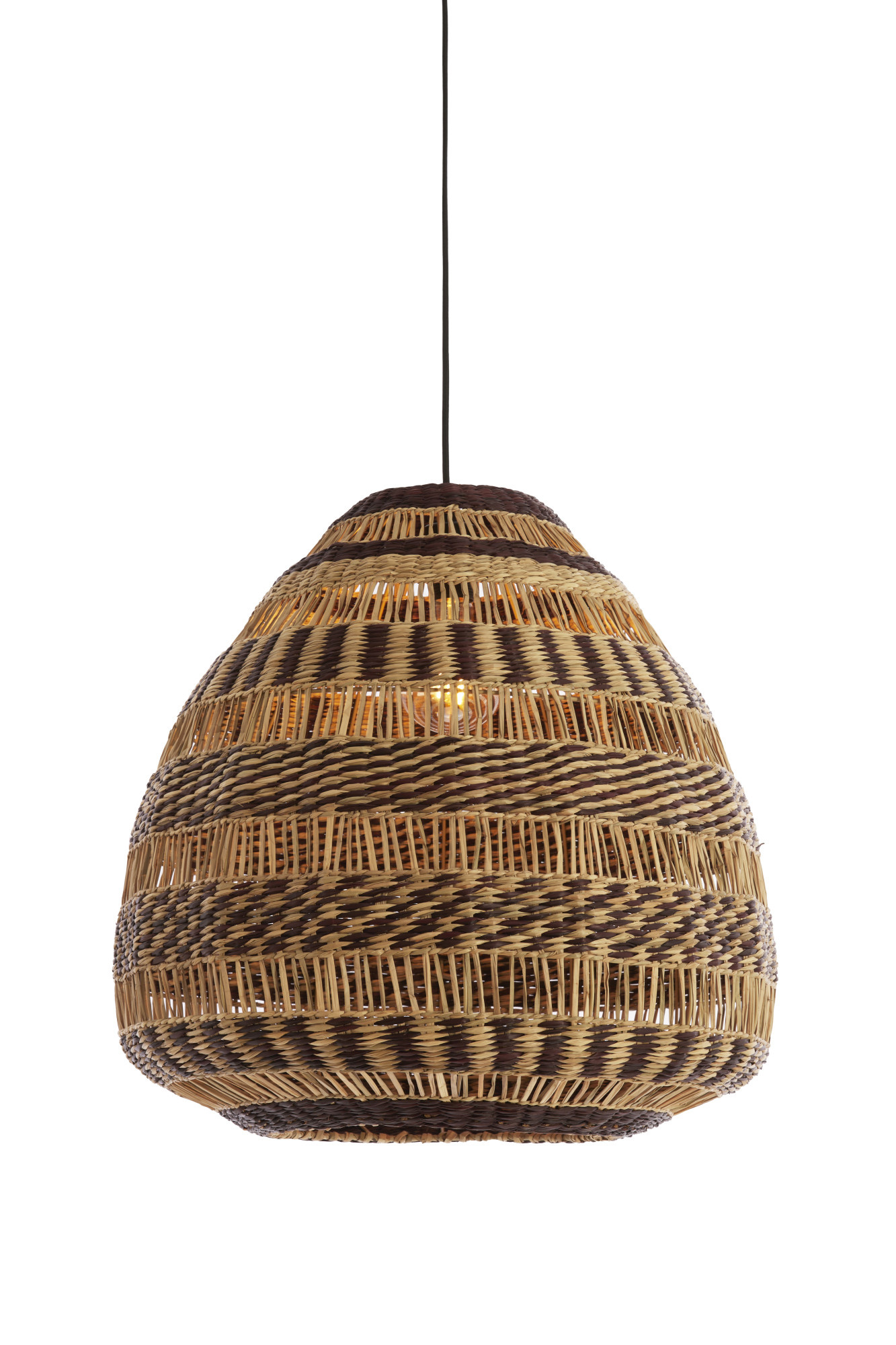Light & Living - Hanglamp SOLUNA - Ø56x55 cm - Bruin