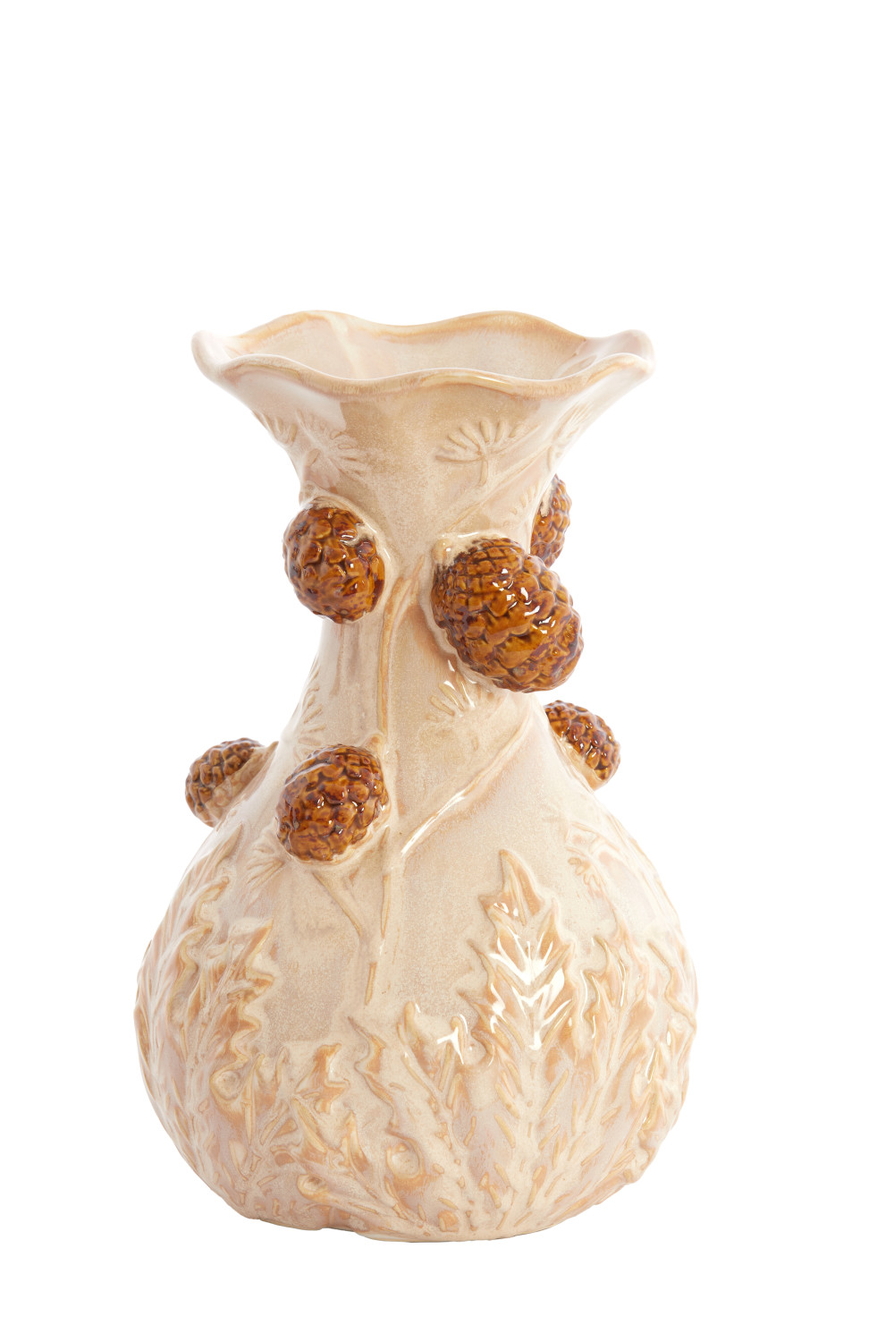 Light & Living - Vaas BLISSA - Ø18x27.5 cm - Bruin