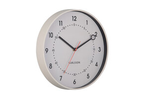 Karlsson - Wandklok Fresco - Warmgrijs- Ø31,5cm