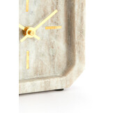 Light & Living - Klok PABLIA - 13x4x13 cm - Bruin