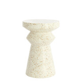 Light & Living - Bijzettafel SELLA - Ø32x47 cm - Wit