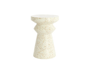 Light & Living - Bijzettafel SELLA - Ø32x47 cm - Wit