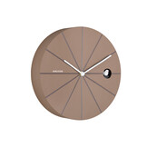 Karlsson - Wandklok Destacado Cuckoo - Mocha brown w. earth brown- Ø28cm