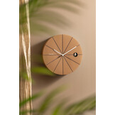 Karlsson - Wandklok Destacado Cuckoo - Mocha brown w. earth brown- Ø28cm