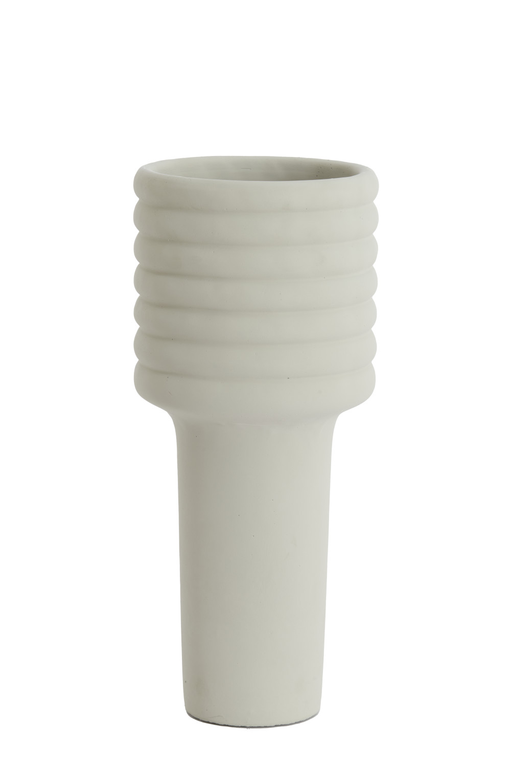 Light & Living - Vaas SYLVA - Ø17.5x40 cm - Wit