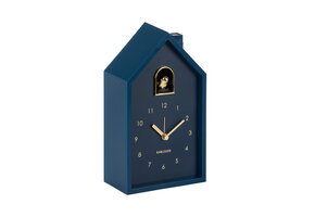 Karlsson - Wekker Modern Cuckoo Oro - Donkerblauw