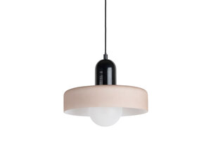 Leitmotiv - Hanglamp Opaco Grato - Black w. warm grey