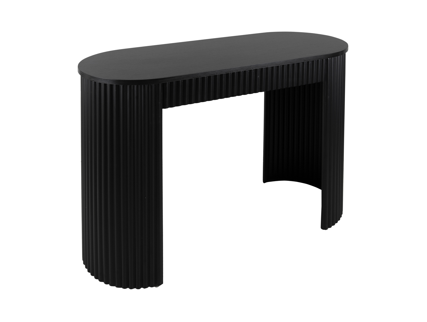 Leitmotiv - Console Bijzettafel Estriado - Zwart