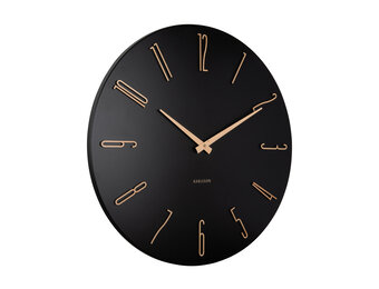 Karlsson - Wandklok Esmerado Large - Zwart- Ø60cm