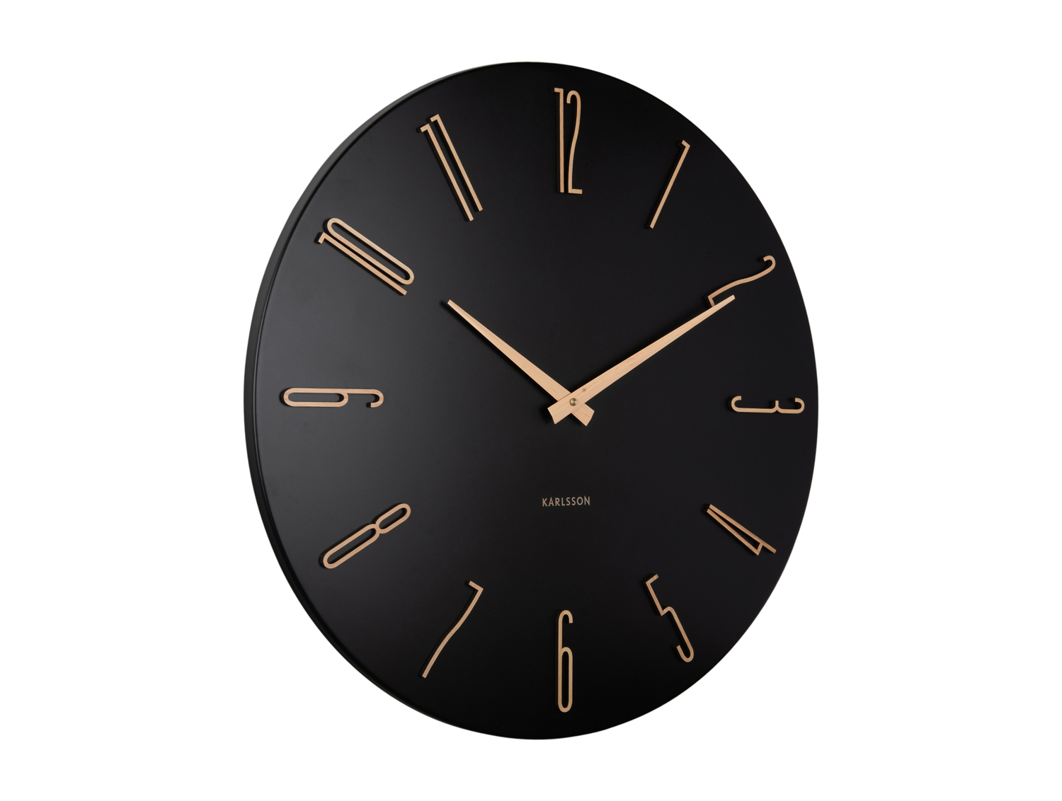 Karlsson - Wandklok Esmerado Large - Zwart- Ø60cm