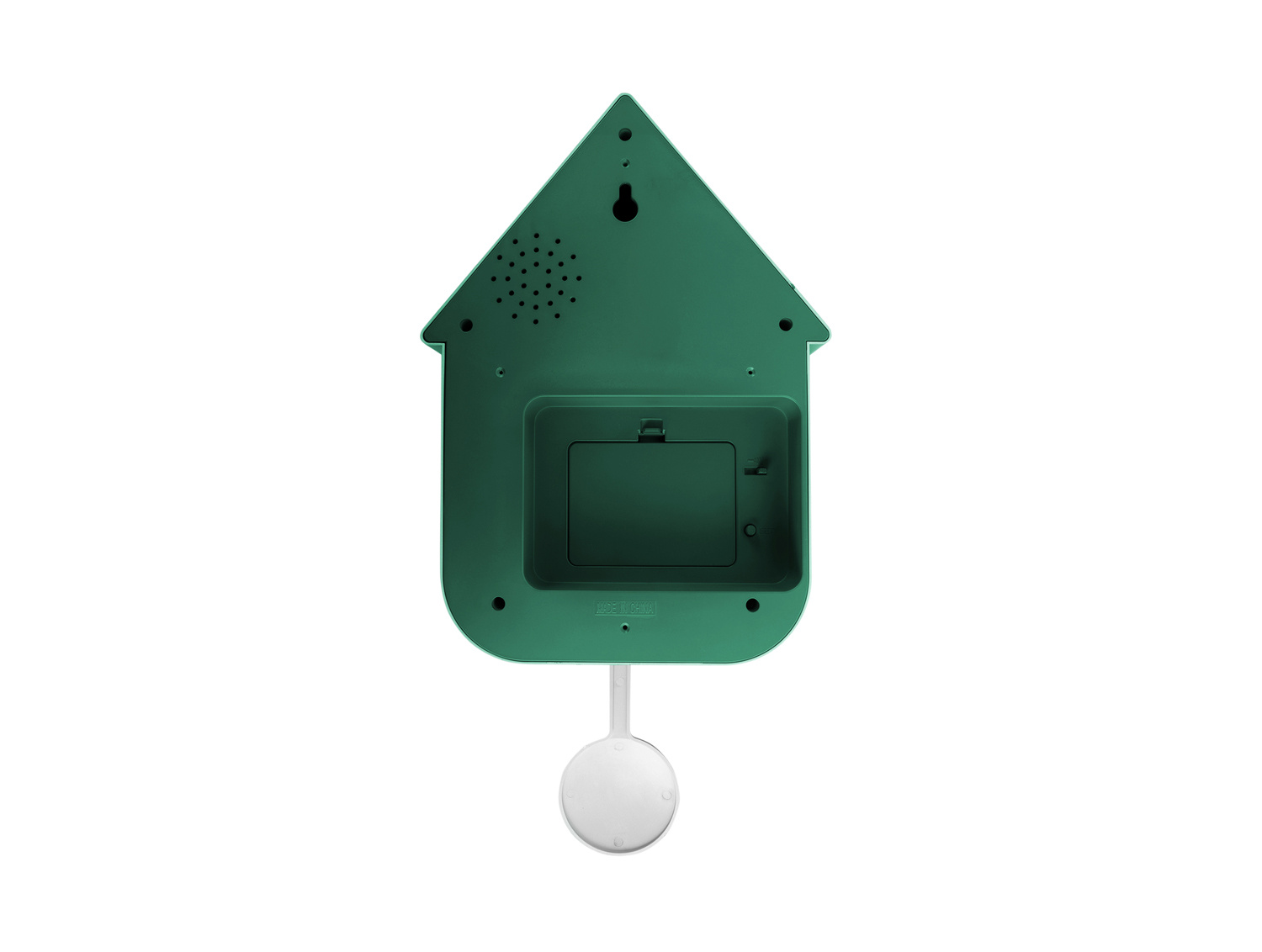 Karlsson - Wandklok Dupla Color Cuckoo - Retro green & soft yellow