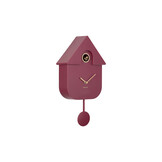 Karlsson - Wandklok Modern Cuckoo Oro - Dark mauve