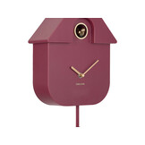 Karlsson - Wandklok Modern Cuckoo Oro - Dark mauve