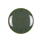 Karlsson - Wandklok Fuerte Dome - Luxury green- Ø30,5cm