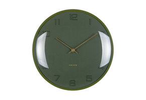 Karlsson - Wandklok Fuerte Dome - Luxury green- Ø30,5cm