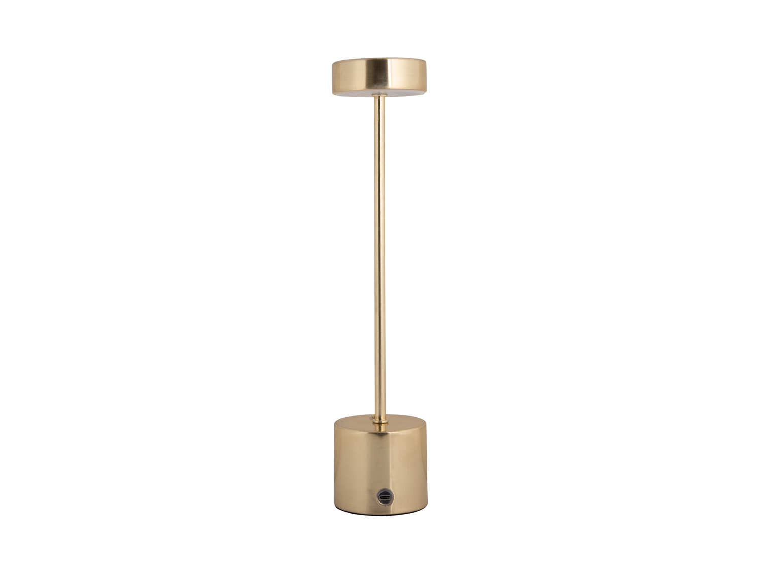 Leitmotiv - Tafellamp Ganar LED - Geborsteld goud
