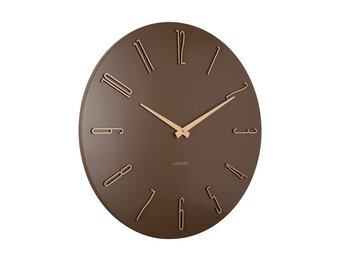 Karlsson - Wandklok Esmerado Large - Mocha brown- Ø60cm