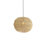 Light & Living - Hanglamp JUNNA - Ø50x50 cm - Bruin