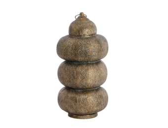 Light & Living - Tafellamp KAITO - Ø25x52 cm - Bruin