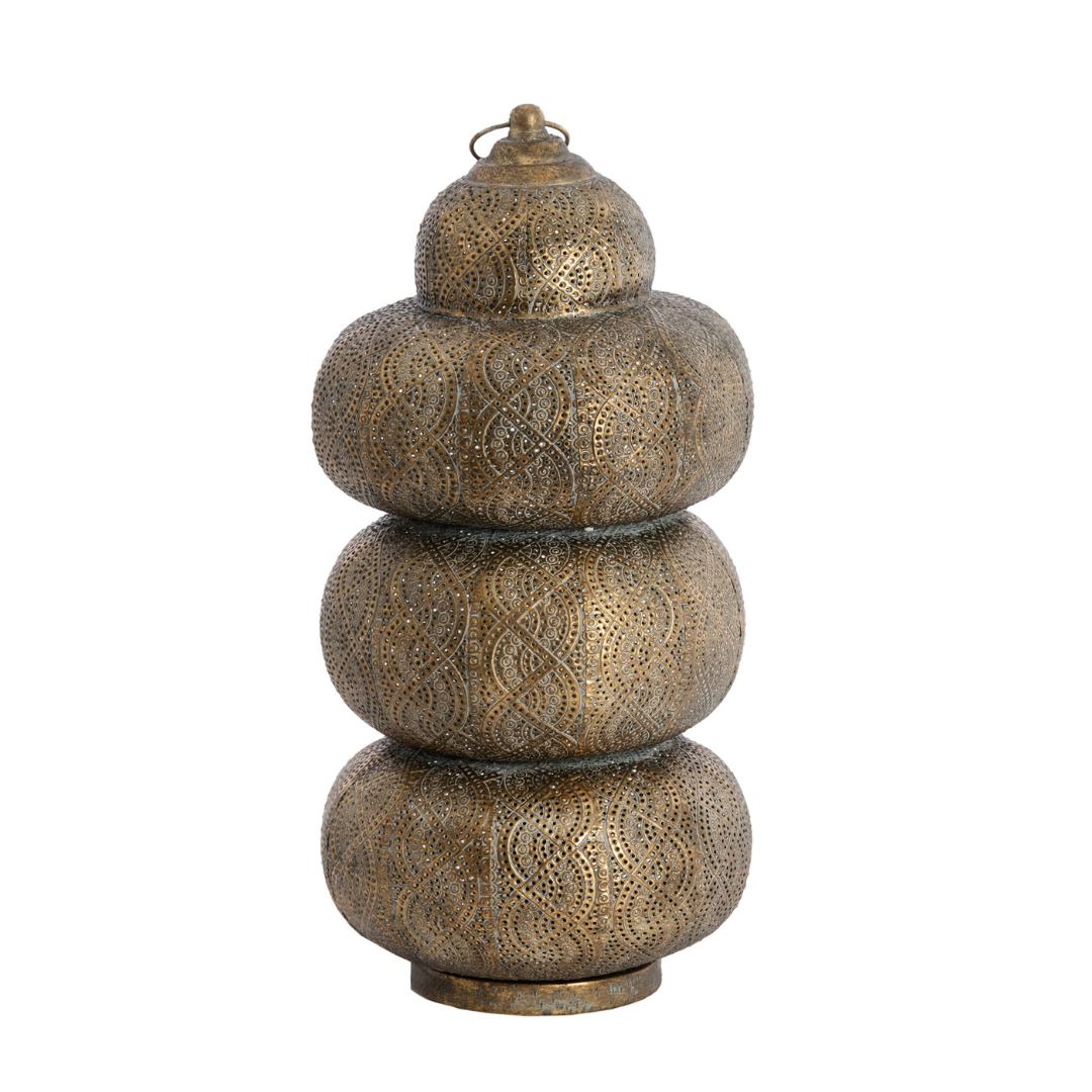 Light & Living - Tafellamp KAITO - Ø25x52 cm - Bruin