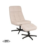 LABEL51 - Fauteuil Alvar - Beige - 57x53x83cm