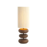 Light & Living - Tafellamp DANIALO - Ø22x67.5 cm - Bruin