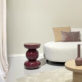 Brix - Bijzettafel Dex Maroon - 33x33x50cm
