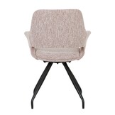 Livingfurn - Eetkamerstoel Capp Blossom Lodge Set van 2 - 61x61x88cm