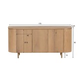 Livingfurn - Dressoir Tobago - 43x170x81cm