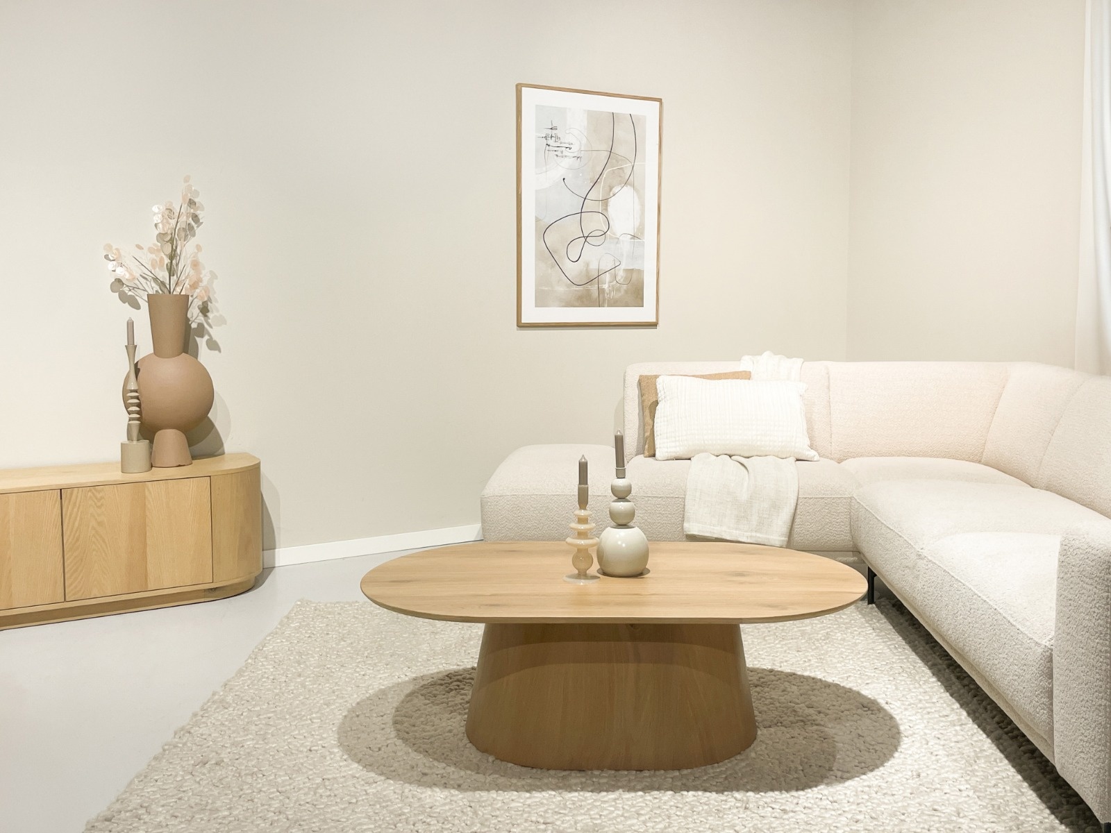 Livingfurn - Salontafel Novero Oval - 70x120x36cm