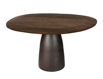 Brix - Eetkamertafel Marron Espresso - 140x120x76cm