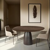 Brix - Eetkamertafel Marron Espresso - 140x120x76cm