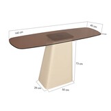 Brix - Wandtafel Mylon - 40x140x76cm
