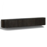 Livingfurn - TV-Meubel Novero Espresso Zwevend - 35x220x33cm