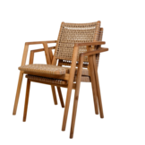 Livingfurn - Tuinstoel Stacking Anya - 58x63.5x84.5cm