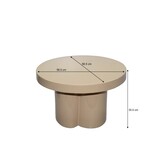 Brix - Salontafel Noa Beige - 56.5x56.5x35.5cm