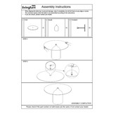 Brix - Bijzettafel Isa Black - 50x50x45cm