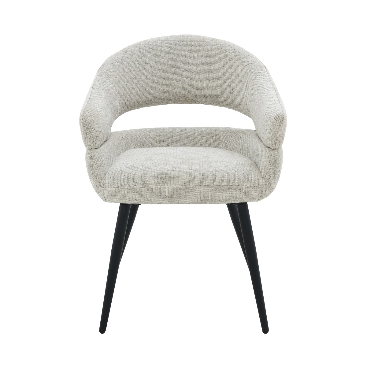 Livingfurn - Eetkamerstoel Megan Toffee Set van 2 - 62x58x85cm