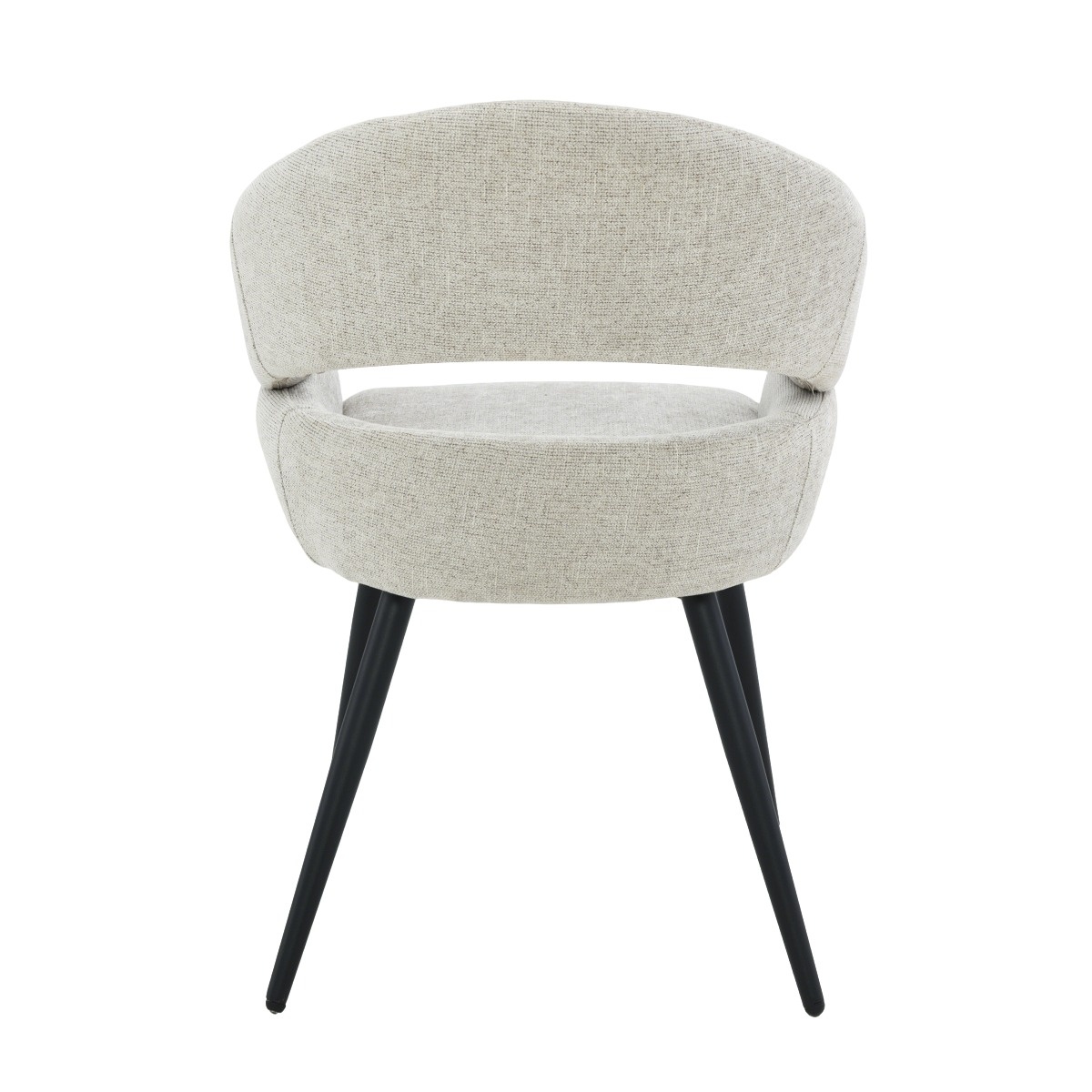 Livingfurn - Eetkamerstoel Megan Toffee Set van 2 - 62x58x85cm