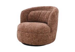 Livingfurn - Fauteuil Britt Bordeaux - 85x84x76cm