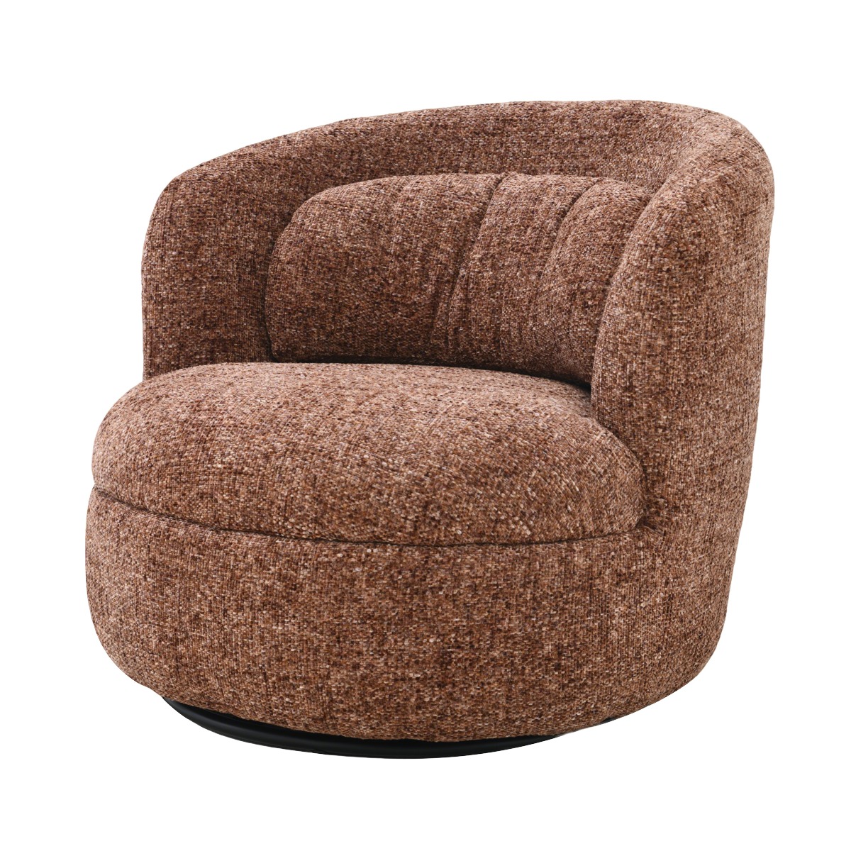 Livingfurn - Fauteuil Britt Bordeaux - 85x84x76cm