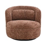 Livingfurn - Fauteuil Britt Bordeaux - 85x84x76cm