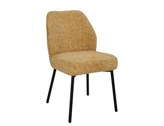 Livingfurn - Eetkamerstoel Tess Honey Set van 2 - 63x48x83cm