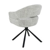 Livingfurn - Eetkamerstoel Linn Bisque Oasis Set van 2 - 62x58x85cm