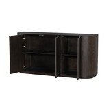 Livingfurn - Dressoir Novero Espresso - 45x170x80cm