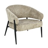 Livingfurn - Fauteuil Dilan Venga Liver - 72.5x73x75cm