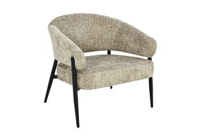 Livingfurn - Fauteuil Dilan Venga Liver - 72.5x73x75cm