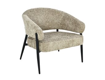 Livingfurn - Fauteuil Dilan Venga Liver - 72.5x73x75cm