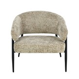Livingfurn - Fauteuil Dilan Venga Liver - 72.5x73x75cm